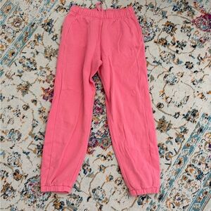 lululemon Coral Pink Scuba Sweatpants